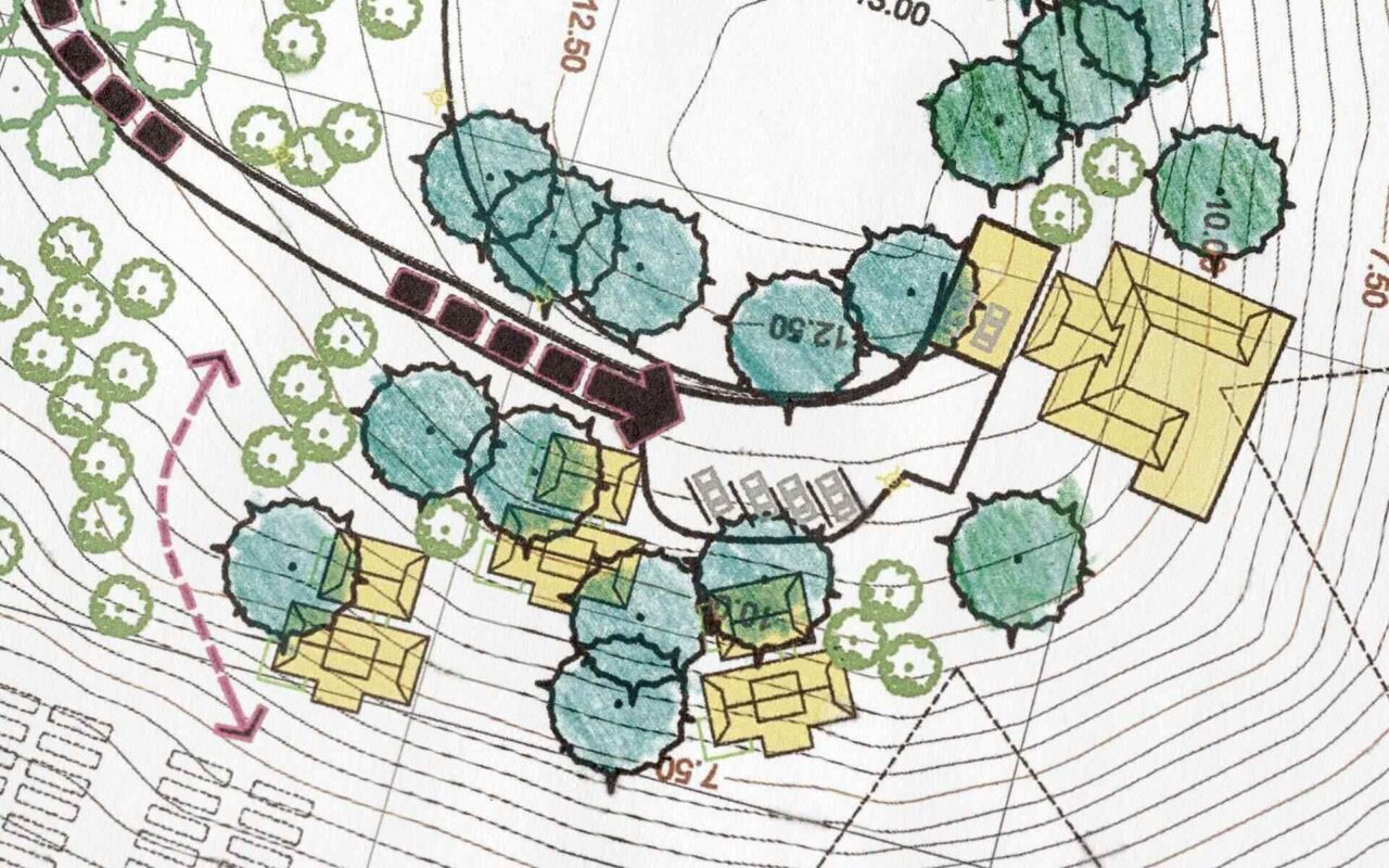 Landscape design plan for a Delaware property
