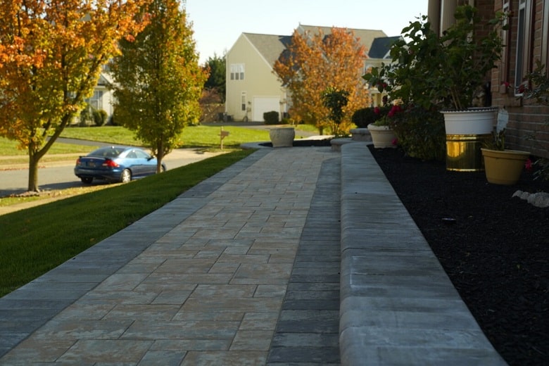 Bluestone walkway