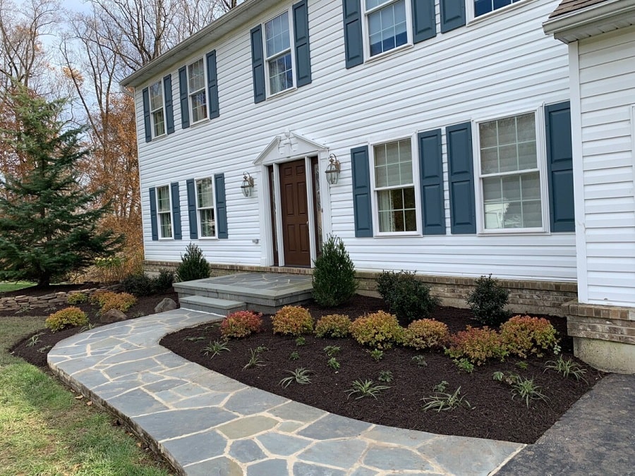 Outdoor landscape design plan