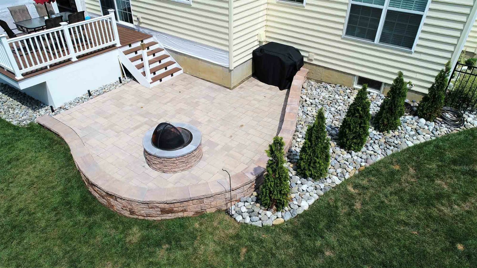 Stone walkway