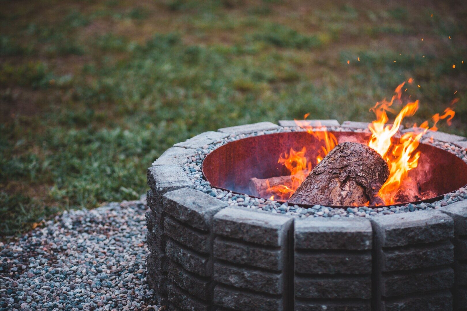 fall fire pit